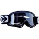 Óculos de protecção MotoCross Criança Preto Brilhante com lente reflex