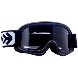 &Oacute;culos de protec&ccedil;&atilde;o MotoCross Crian&ccedil;a Preto Mate com lente escurecida