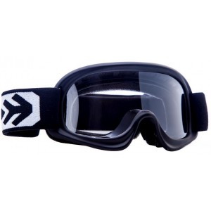 &Oacute;culos de protec&ccedil;&atilde;o MotoCross Crian&ccedil;a Preto Mate com lente clara