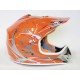 Capacete Cross Outnet Laranja