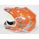 Capacete Cross Outnet Laranja