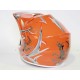 Capacete Cross Outnet Laranja
