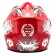 Capacete Cross Criança Arrow Vermelho