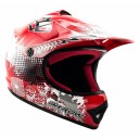Capacete Cross Crian&ccedil;a Arrow Vermelho