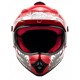 Capacete Cross Criança Arrow Vermelho