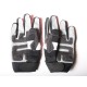 Luvas Cross para Criança Pretas Tamanho 4 - 14cm