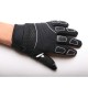 Luvas Cross para Criança Pretas Tamanho 4 - 14cm