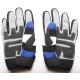 Luvas Cross para Criança Azuis Tamanho 8 - 16cm