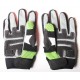Luvas Cross para Criança Verdes Tamanho 4 - 14cm