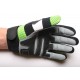 Luvas Cross para Criança Verdes Tamanho 4 - 14cm