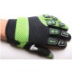 Luvas Cross para Criança Verdes Tamanho 4 - 14cm