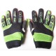 Luvas Cross para Criança Vermelhas Tamanho 4 - 14cm