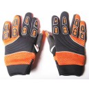 Luvas Cross para Crian&ccedil;a Laranja Tamanho 4 - 14cm