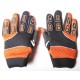 Luvas Cross para Criança Laranja Tamanho 4 - 14cm