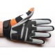 Luvas Cross para Criança Laranja Tamanho 4 - 14cm