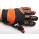 Luvas Cross para Criança Laranja Tamanho 4 - 14cm