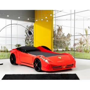 Cama Carro Ferrari crian&ccedil;a Vermelha com Luz, Som e comando