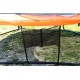 Trampolim World Laranja 366cm de diâmetro e 260cm de altura