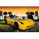 Cama Carro Ferrari criança Amarelo com Luz, Som e comando