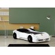 Cama Carro Ferrari criança Branco com Luz, Som e comando