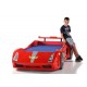 Cama Carro Lamborghini criança Vermelho com Luz, Som e comando