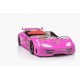 Cama Carro GT999 criança Rosa com Luz, Som e comando
