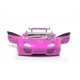 Cama Carro GT999 criança Rosa com Luz, Som e comando