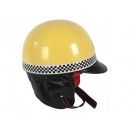 Capacete Retro Vintage amarelo