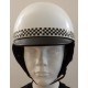Capacete Retro Vintage Branco