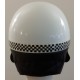 Capacete Retro Vintage Branco