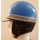 Capacete Retro Vintage Azul