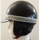 Capacete Retro Vintage Preto