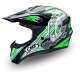 Capacete Cross Criança  Mutant Verde profissional/competição T-S