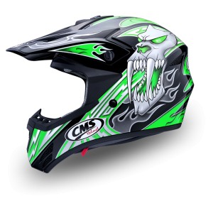 Capacete Cross Crian&ccedil;a  Mutant Verde profissional/competi&ccedil;&atilde;o T-L