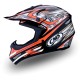 Capacete Cross Criança  CRS Racer X1 Laranja profissional/competição T-S