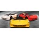 Cama Carro Ferrari criança Amarelo com Luz, Som e comando