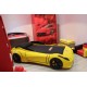 Cama Carro Ferrari criança Amarelo com Luz, Som e comando