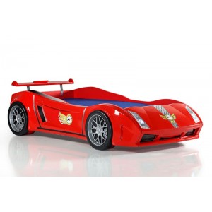 Cama Carro Lamborghini crian&ccedil;a Vermelho com Luz, Som e comando