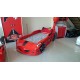 Cama Carro Jaguar criança Vermelho com Luz, Som e comando