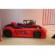 Cama Carro Jaguar criança Vermelho com Luz, Som e comando
