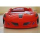 Cama Carro Jaguar criança Vermelho com Luz, Som e comando