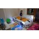 Cama Carro Jaguar criança Branco com Luz, Som e comando